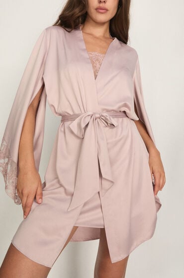 Hunkemöller Kimono Short Legacy Rosa von Hunkemöller