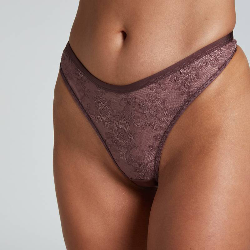 Hunkemöller Lea String, Violet, Größe: L, Damen von Hunkemöller