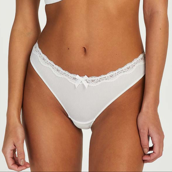 Hunkemöller Lola String, Weiß, Größe: XS, Damen von Hunkemöller