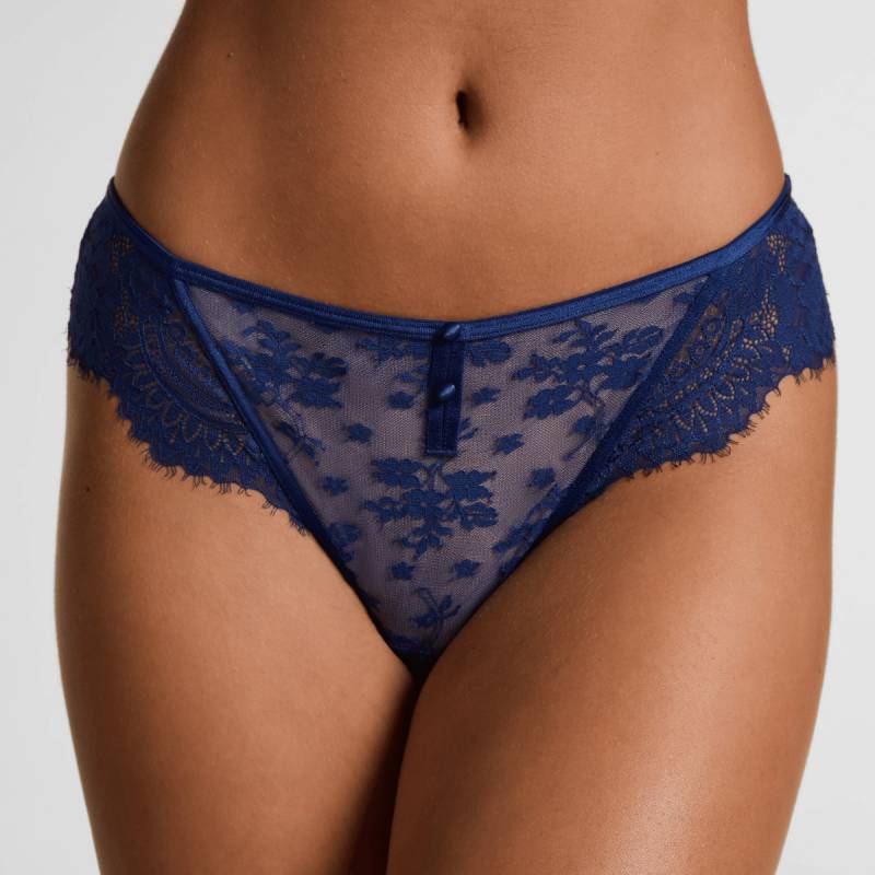 Hunkemöller Lou Brazilian Slip, Blau, Größe: L, Damen von Hunkemöller