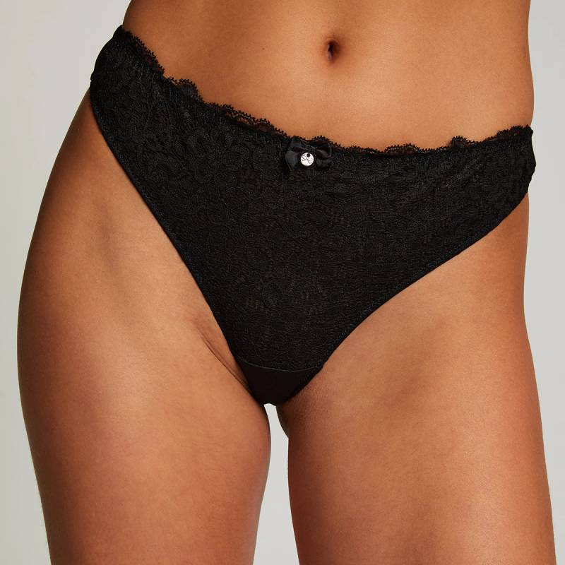 Hunkemöller Marine String, Schwarz, Größe: XL, Damen von Hunkemöller