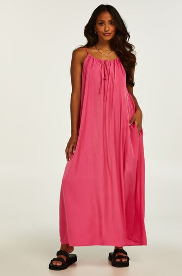 Hunkemöller Maxikleid Flowy Rosa von Hunkemöller