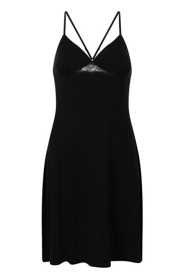 Hunkemöller Slipdress Jersey Schwarz Hunkemöller Slipdress Jersey Schwarz von Hunkemöller
