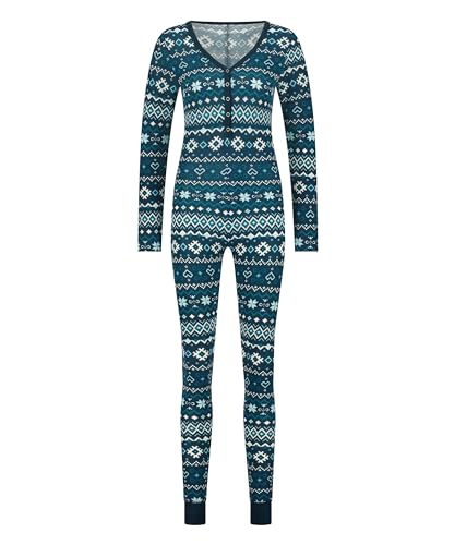 Hunkemöller Onesie Slim Henry - Ponderosa Pine - M von HUNKEMÖLLER