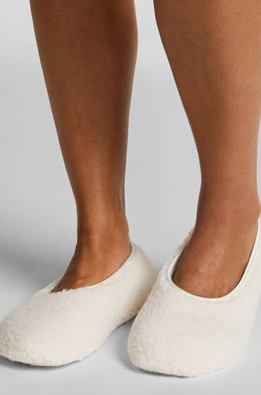 Hunkemöller Pantoffeln Violet Weiß von Hunkemöller