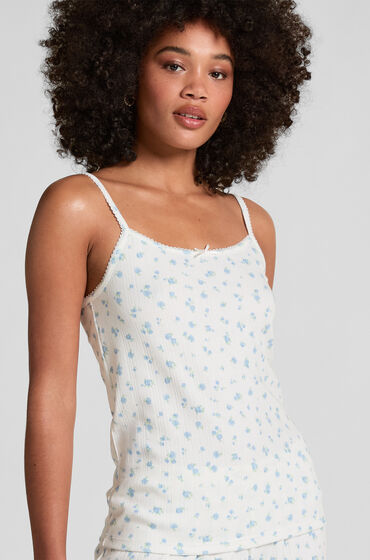 Hunkemöller Pointelle-Camisole Weiß Hunkemöller Pointelle-Camisole Weiß von Hunkemöller