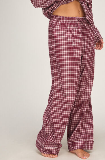 Hunkemöller Pyjama-Hose Woven Rosa von Hunkemöller