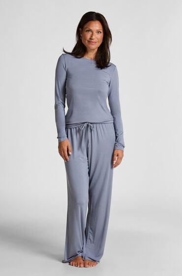 Hunkemöller Pyjama-Set Blau Hunkemöller Pyjama-Set Blau von Hunkemöller