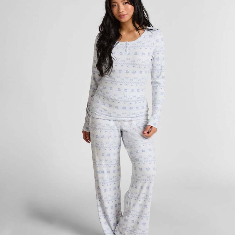 Hunkemöller pyjamas, Blau, Größe: L, Damen von Hunkemöller