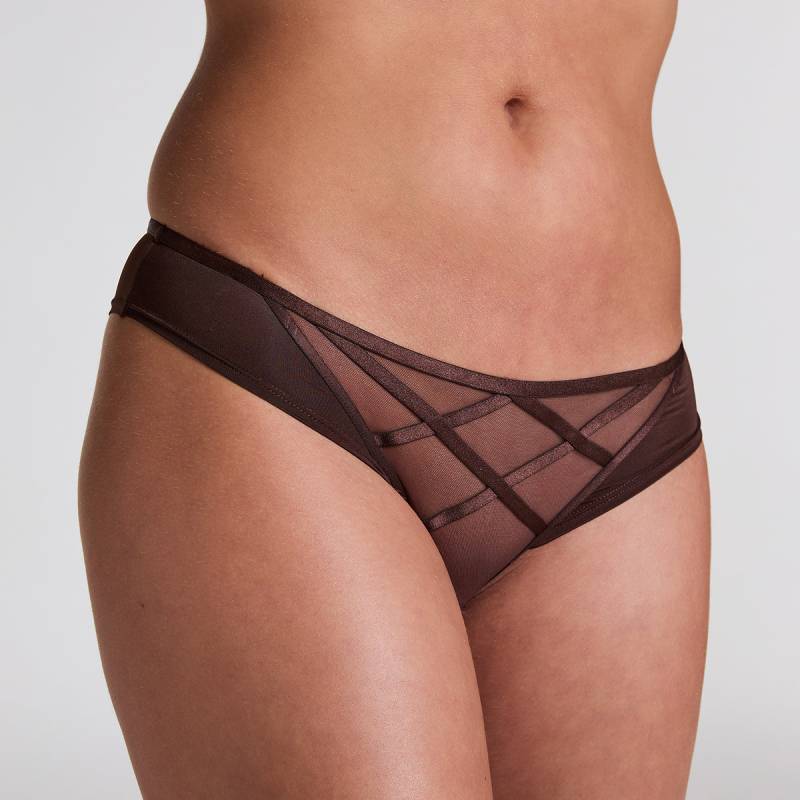 Hunkemöller Rianne String, Braun, Größe: L, Damen von Hunkemöller