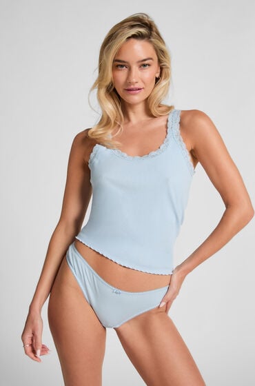 Hunkemöller Rippen-String Renee Blau Hunkemöller Rippen-String Renee Blau von Hunkemöller
