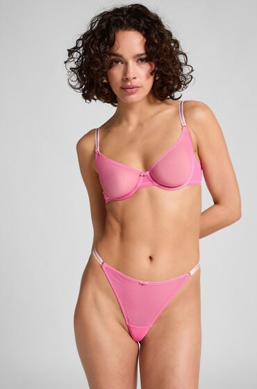 Hunkemöller String Roza Rosa von Hunkemöller