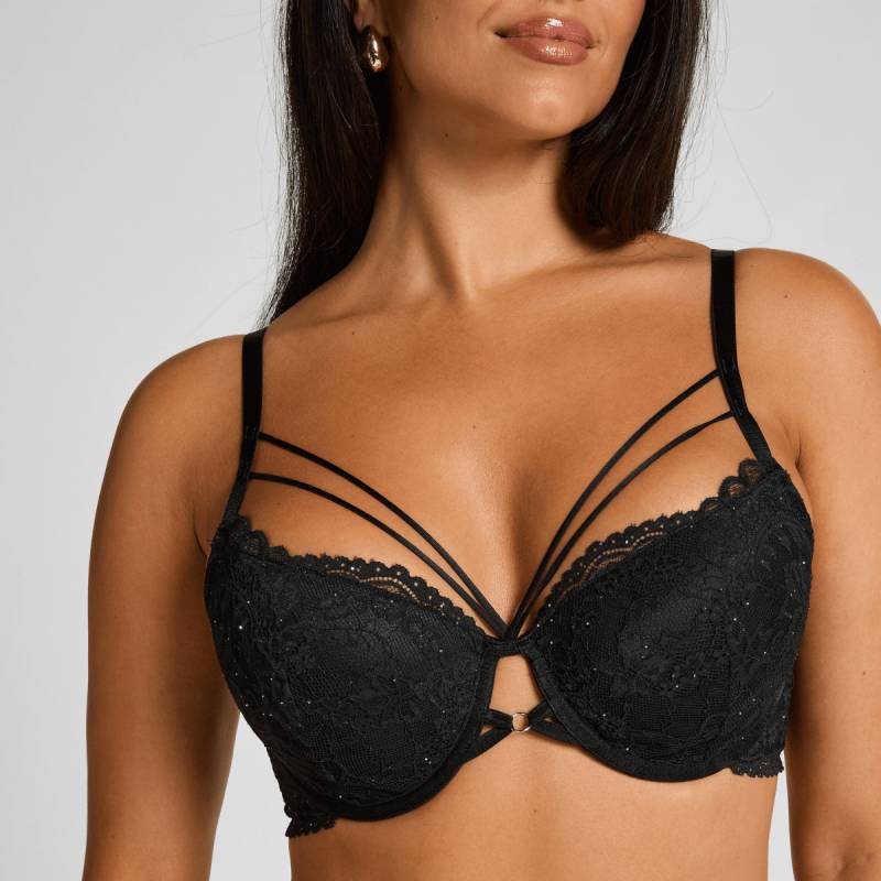 Hunkemöller Sabrina BH mit Bügel, Schwarz, Größe: 75B, Damen von Hunkemöller