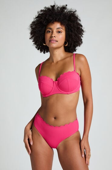 Hunkemöller Scallop Rio-Bikini-Unterteil Rosa von Hunkemöller