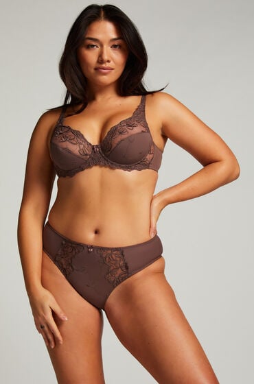 Hunkemöller Slip Diva Braun von Hunkemöller