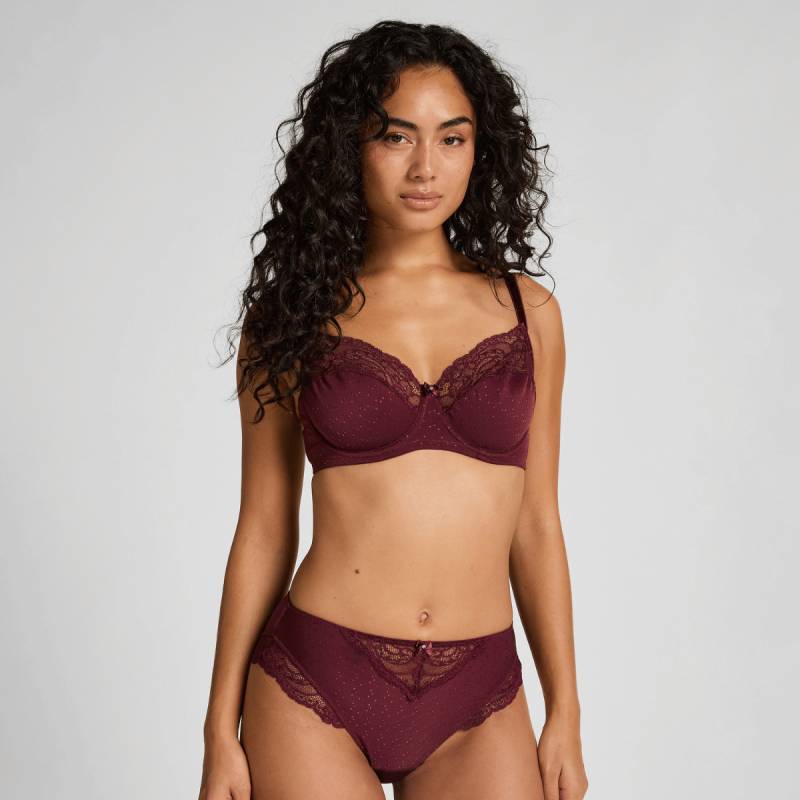 Hunkemöller Sophie BH mit Bügel, Rot, Größe: 90E, Damen von Hunkemöller
