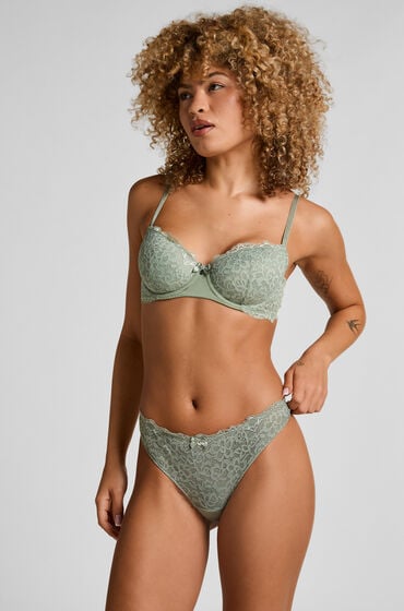 Hunkemöller String Marine Grün von Hunkemöller