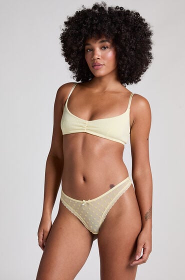 Hunkemöller String Phoebe Gelb Hunkemöller String Phoebe Gelb von Hunkemöller
