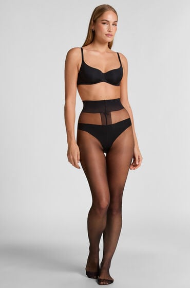Hunkemöller Strumpfhose 15 Denier Second Skin Schwarz von Hunkemöller