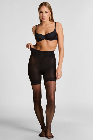 Hunkemöller Strumpfhose 15 Denier Total Lift & Shape Schwarz von Hunkemöller