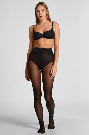 Hunkemöller Strumpfhose 40 Denier Core Control Schwarz von Hunkemöller