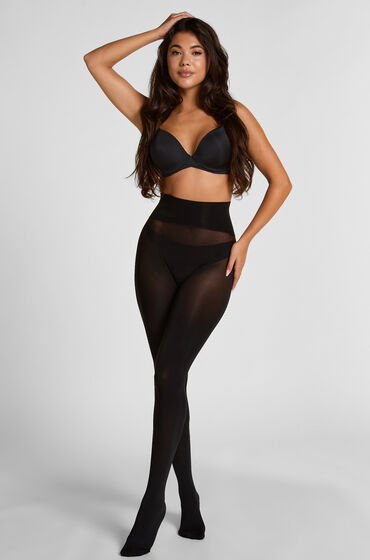 Hunkemöller Strumpfhose 6 Denier Velvet Touch Schwarz von Hunkemöller