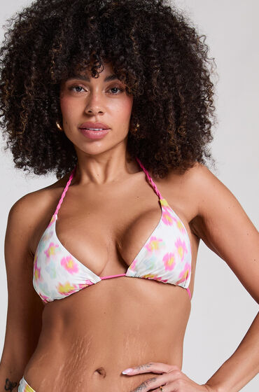 Hunkemöller Triangle Bikinitop Madeira Rosa von Hunkemöller