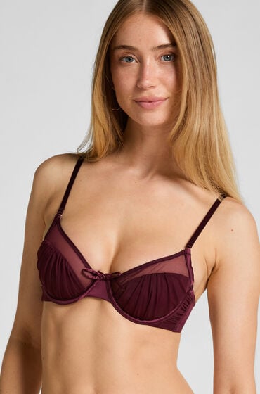 Hunkemöller Unwattierter Bügel-BH Dulce Rot von Hunkemöller