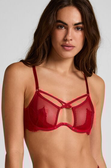 Hunkemöller Unwattierter Bügel-BH Milana Rot von Hunkemöller
