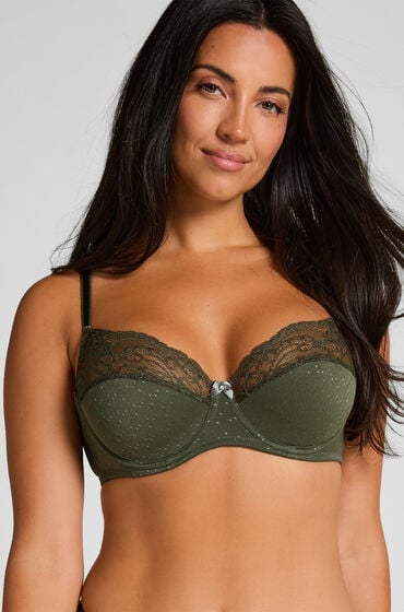 Hunkemöller Unwattierter Bügel-BH Sophie Grün von Hunkemöller