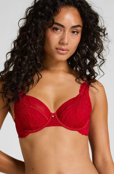 Hunkemöller Unwattierter Bügel-BH Whitney Rot von Hunkemöller