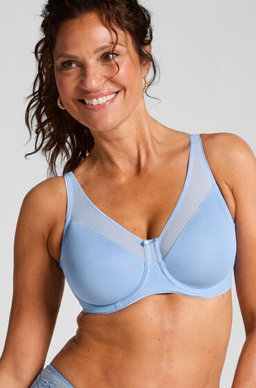 Hunkemöller Unwattierter Minimizer-Bügel-BH Nina Blau Hunkemöller Unwattierter Minimizer-Bügel-BH Nina Blau von Hunkemöller
