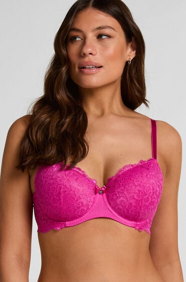 Hunkemöller Vorgeformter Bügel-BH Marine Rosa von Hunkemöller