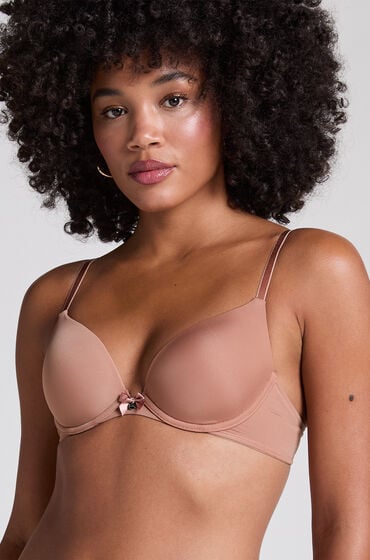 Hunkemöller Vorgeformter Bügel-BH Plunge Braun von Hunkemöller