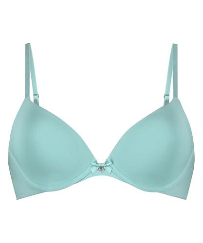 Hunkemöller Vorgeformter Bügel-BH Plunge - Eggshell Blue - 85C von HUNKEMÖLLER