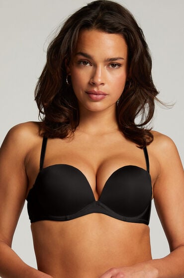 Hunkemöller Vorgeformter Strapless-Maximizer-BH Schwarz von Hunkemöller