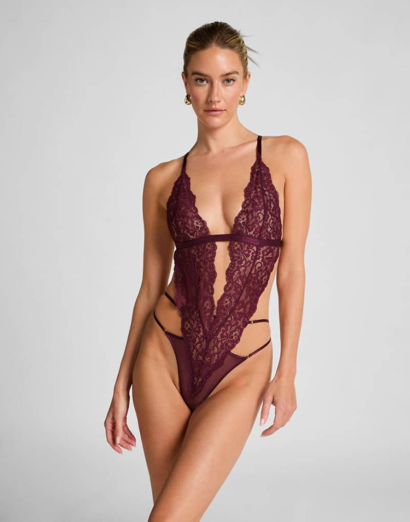 Hunkemöller - Cinnamon - Body in Rot von Hunkemoller