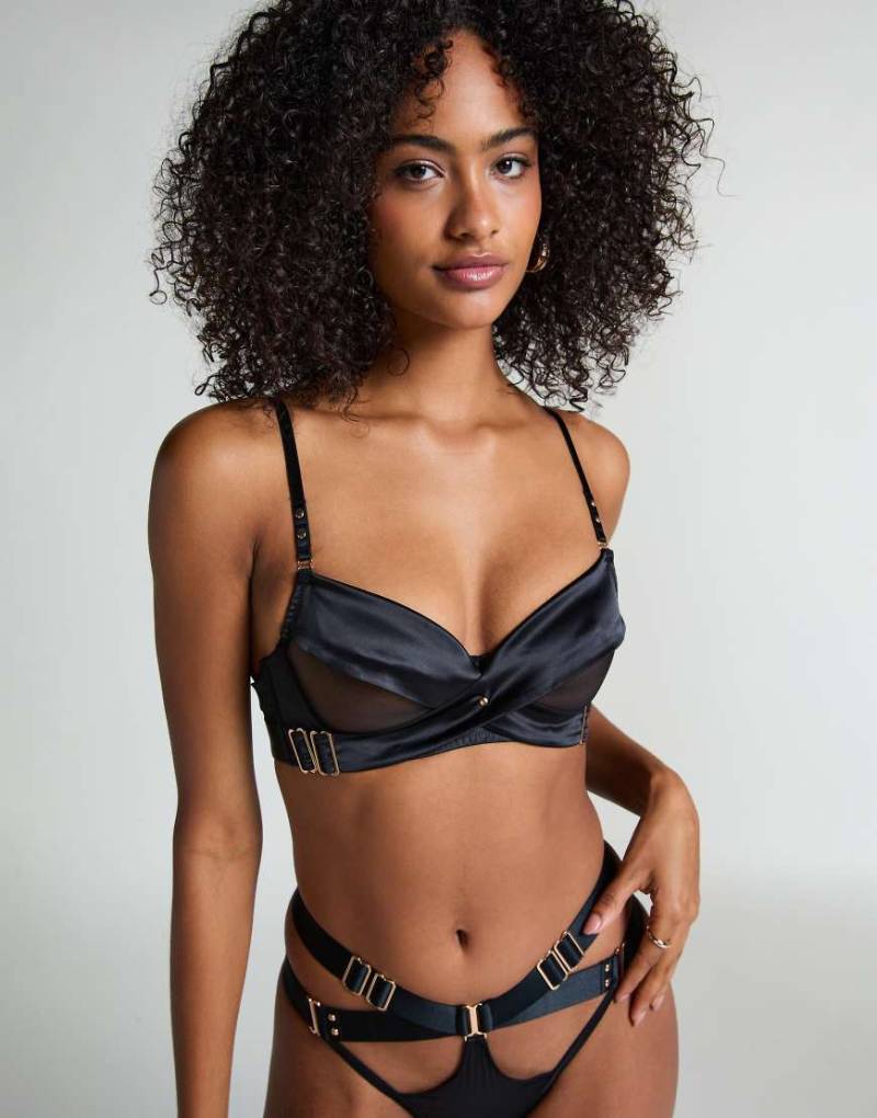 Hunkemöller - Colette - Unwattierter Bügel-BH in Schwarz von Hunkemoller