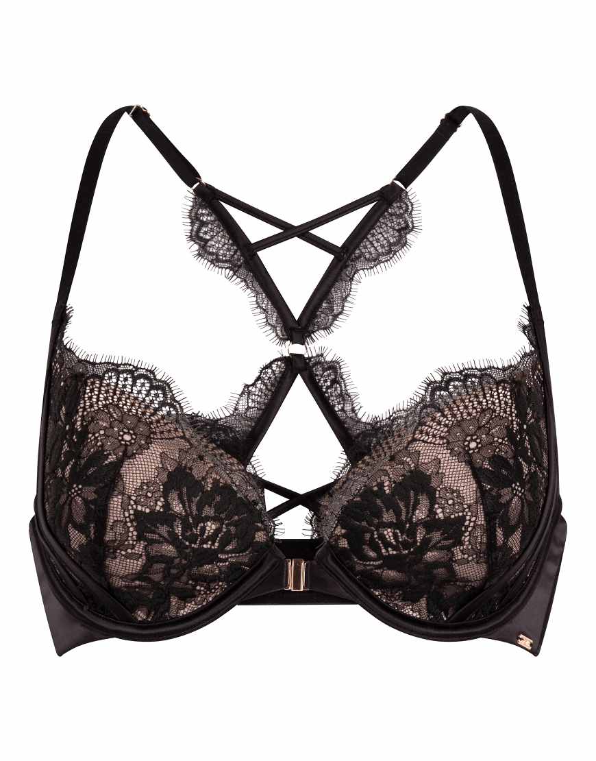 Hunkemöller - Cynthia - Gepolsterter Bügel-BH in Schwarz von Hunkemoller