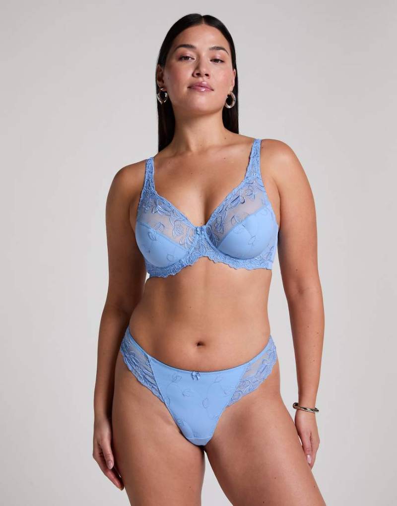 Hunkemöller - Diva - String in Blau von Hunkemoller