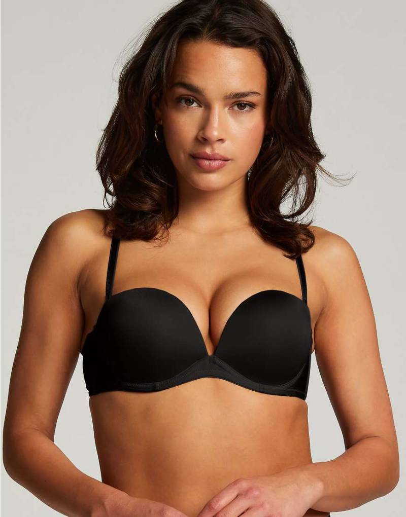Hunkemöller - Gepolsterter, trägerloser Maximizer-Bügel-BH in Schwarz von Hunkemoller