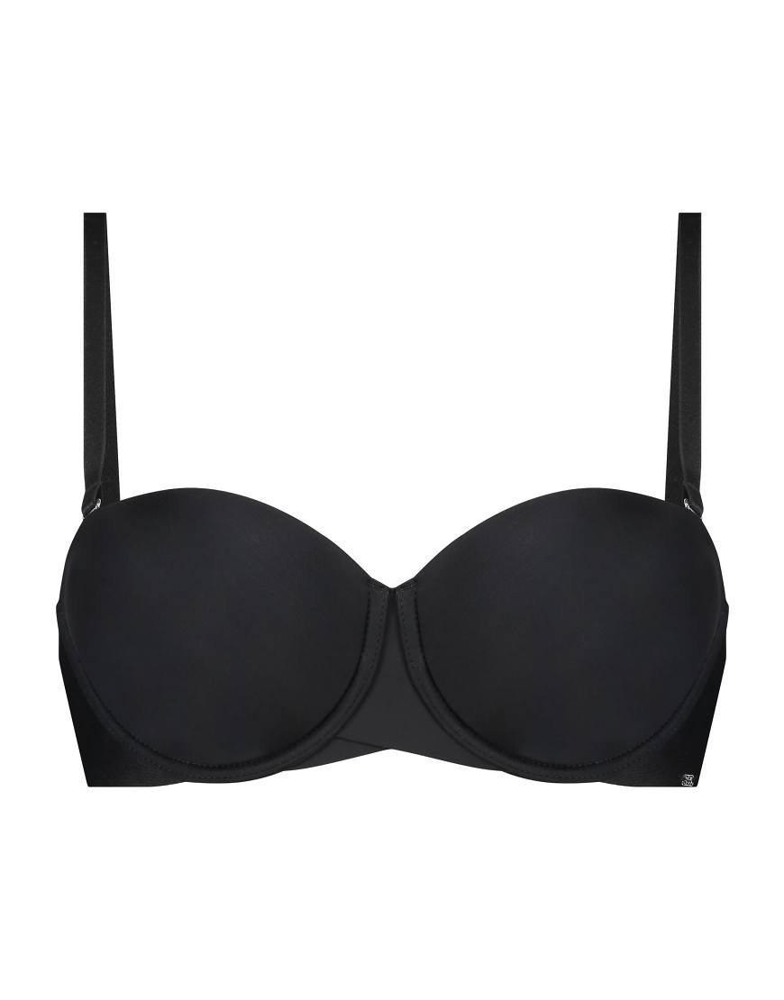 Hunkemöller - Jane - Wattierter, trägerloser Bügel-BH in Schwarz von Hunkemoller