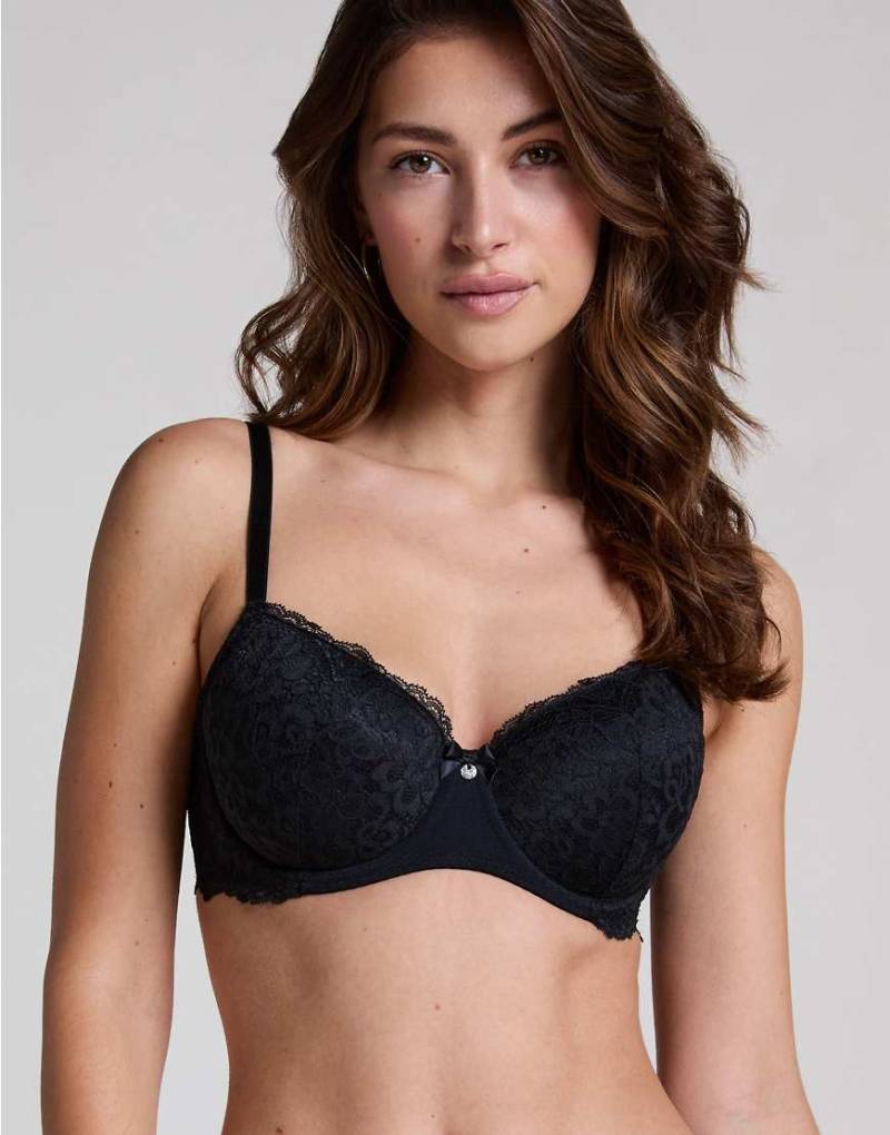 Hunkemöller - Marine - Gepolsterter Bügel-BH in Schwarz von Hunkemoller