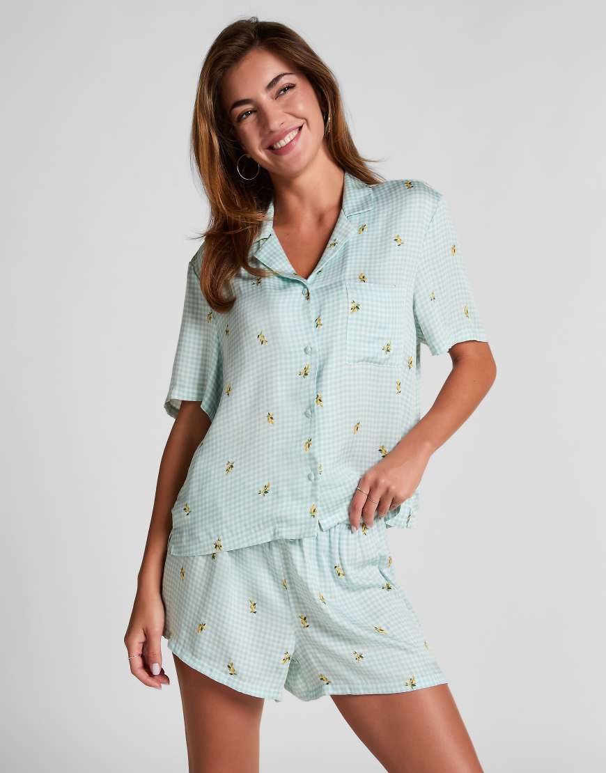 Hunkemöller - Pyjama-Oberteil in Grün Hunkemöller - Pyjama-Oberteil in Grün von Hunkemoller