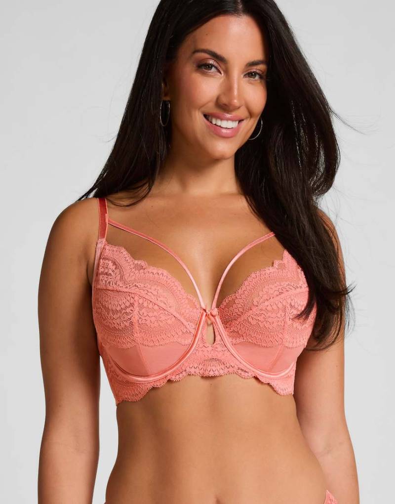 Hunkemöller - Robijn - Unwattierter Bügel-BH in Rosa von Hunkemoller