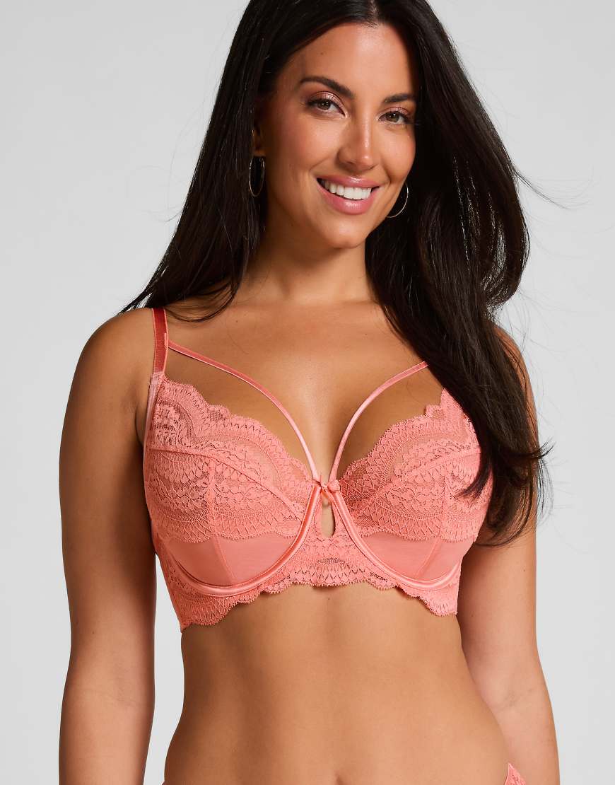 Hunkemöller - Robijn - Unwattierter Bügel-BH in Rosa von Hunkemoller