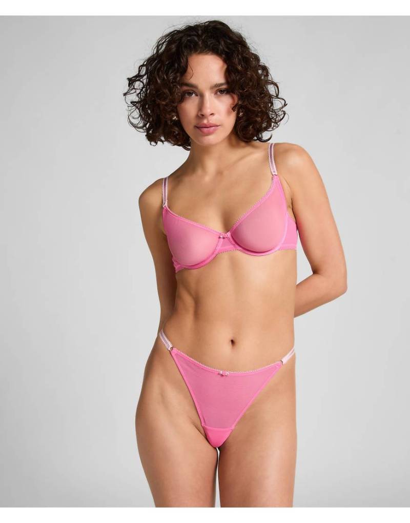 Hunkemöller - Roza - String in Rosa von Hunkemoller