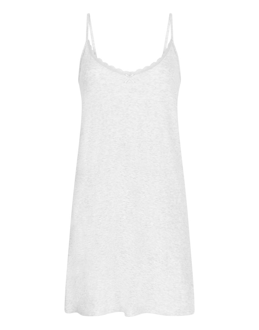 Hunkemöller - Slipdress aus Pointelle-Strick in Grau von Hunkemoller