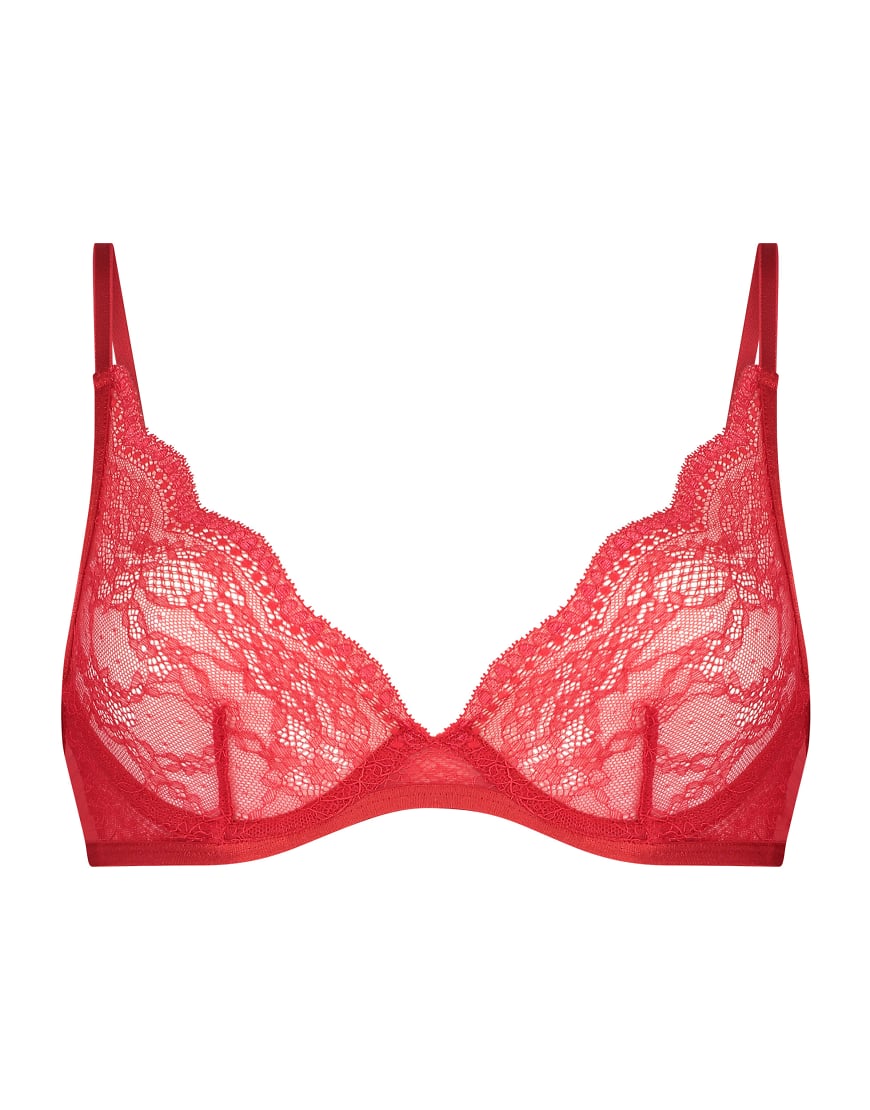Hunkemöller - Valentinstag - Isabelle - Unwattierter Bügel-BH in Rot von Hunkemoller