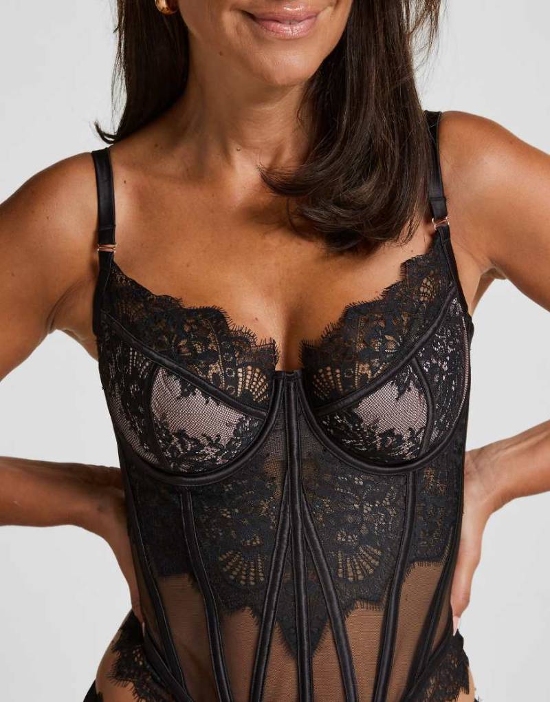 Hunkemöller - Zoe - Bustier in Schwarz von Hunkemoller